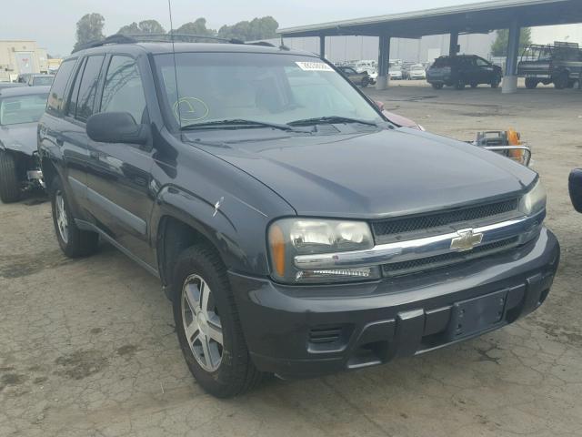 1GNDS13S352116312 - 2005 CHEVROLET TRAILBLAZE GRAY photo 1