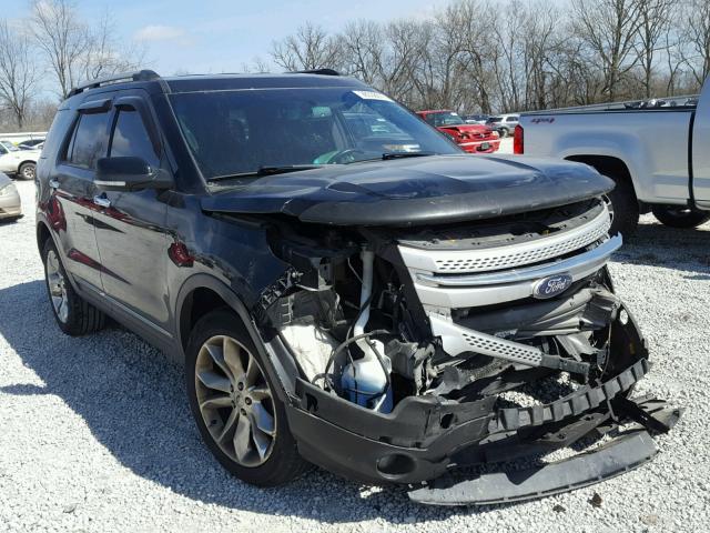 1FM5K8D88EGA26872 - 2014 FORD EXPLORER X BLACK photo 1