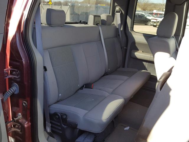 1FTPX12566NA60160 - 2006 FORD F150 MAROON photo 6