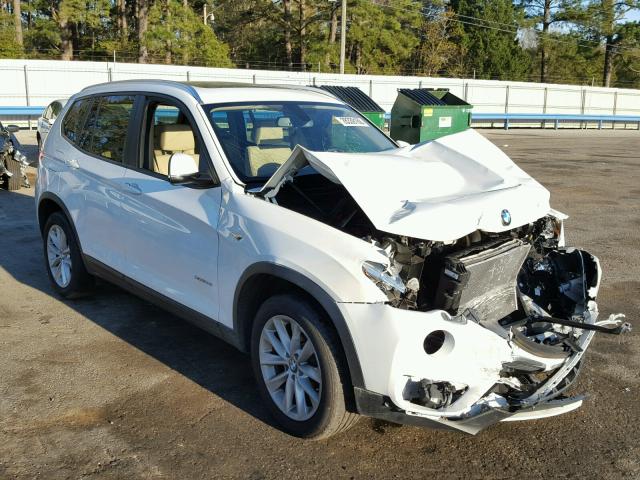 5UXWX9C50H0T04733 - 2017 BMW X3 XDRIVE2 WHITE photo 1