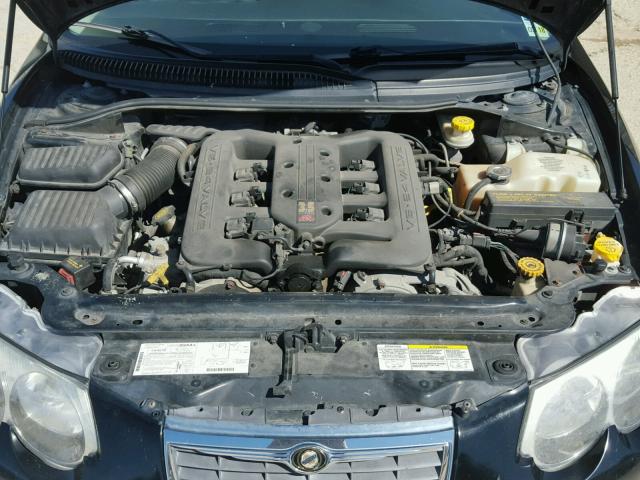 2C3HE66G62H165145 - 2002 CHRYSLER 300M BLACK photo 7