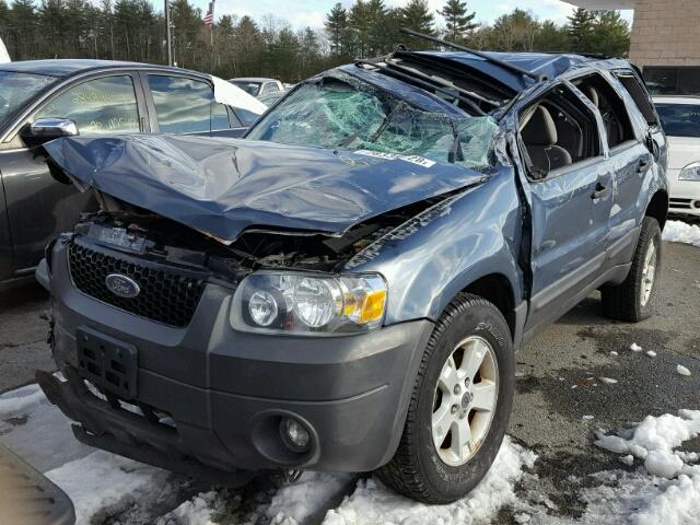 1FMYU93166KA41130 - 2006 FORD ESCAPE XLT BLUE photo 2