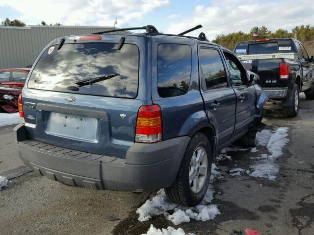 1FMYU93166KA41130 - 2006 FORD ESCAPE XLT BLUE photo 4