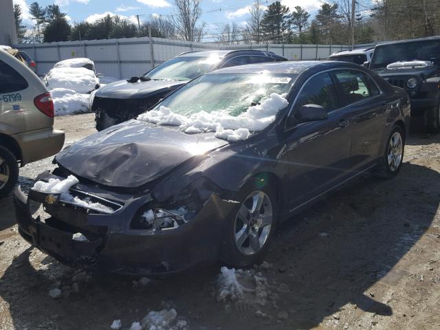 1G1ZC5EB3AF295009 - 2010 CHEVROLET MALIBU 1LT CHARCOAL photo 2