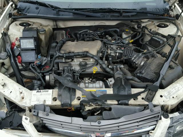 2G1WF52E259370581 - 2005 CHEVROLET IMPALA WHITE photo 7