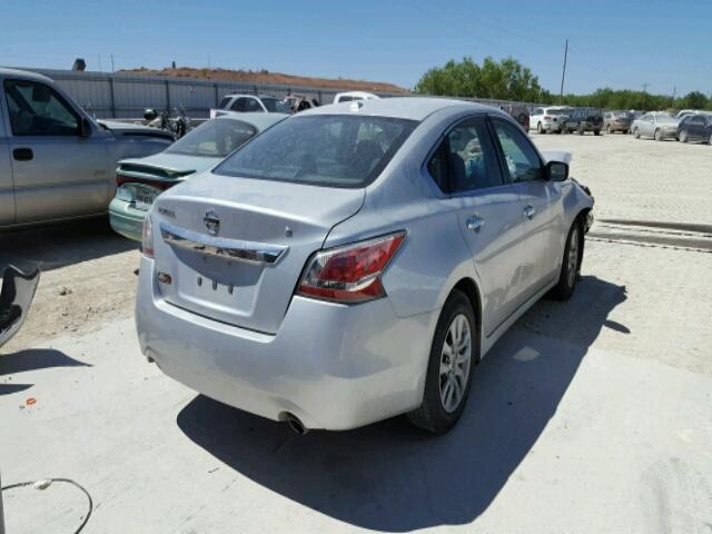 1N4AL3AP8FC445513 - 2015 NISSAN ALTIMA 2.5 SILVER photo 4