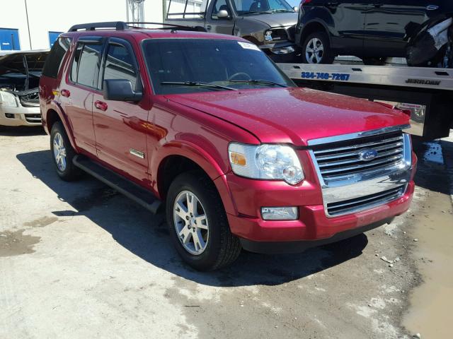 1FMEU63E48UA91584 - 2008 FORD EXPLORER X RED photo 1