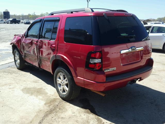 1FMEU63E48UA91584 - 2008 FORD EXPLORER X RED photo 3