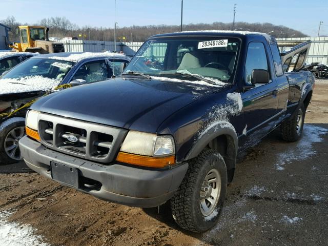 1FTZR15V6YTA20108 - 2000 FORD RANGER SUP BLUE photo 2