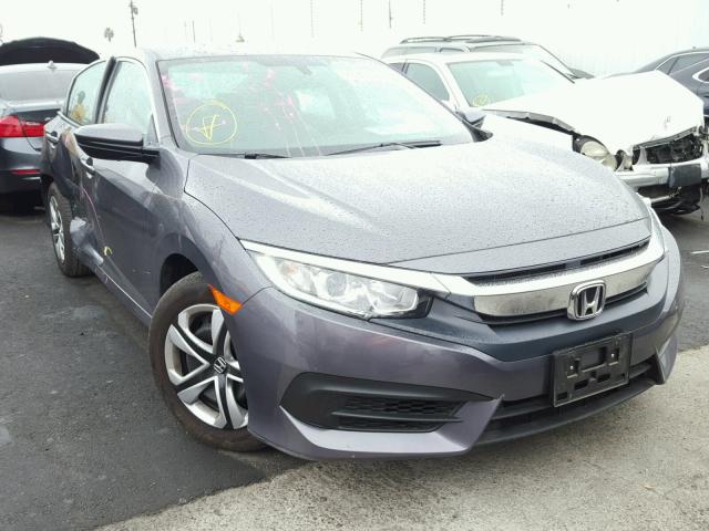 2HGFC2F54HH524566 - 2017 HONDA CIVIC LX GRAY photo 1