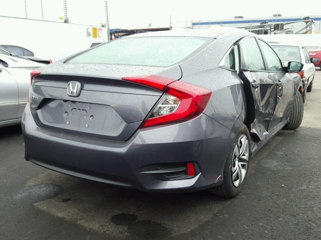 2HGFC2F54HH524566 - 2017 HONDA CIVIC LX GRAY photo 4