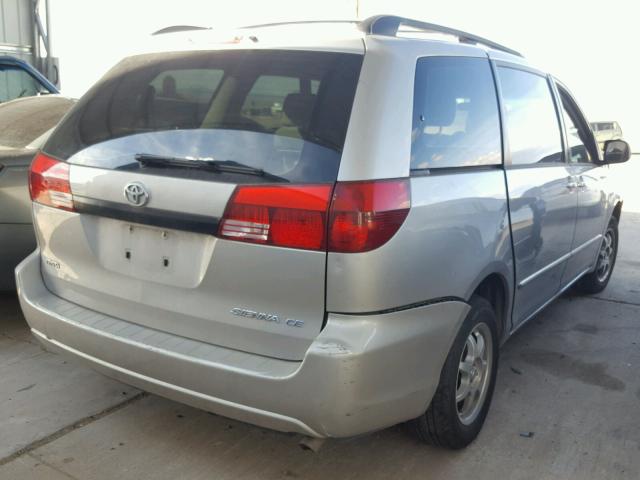 5TDZA23C25S361823 - 2005 TOYOTA SIENNA CE GRAY photo 4