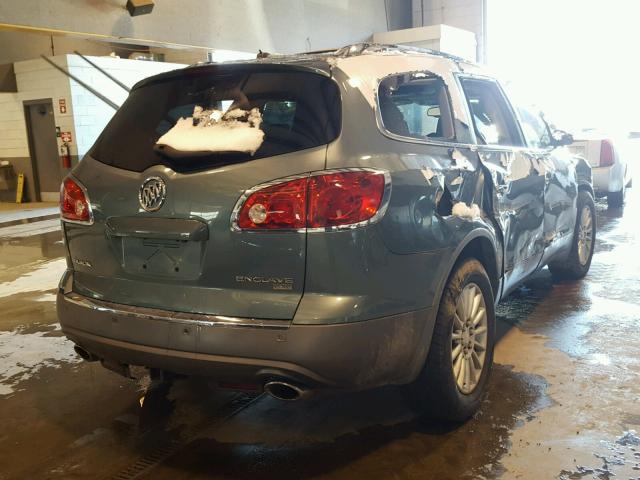 5GAEV23D99J203818 - 2009 BUICK ENCLAVE CX BLUE photo 4