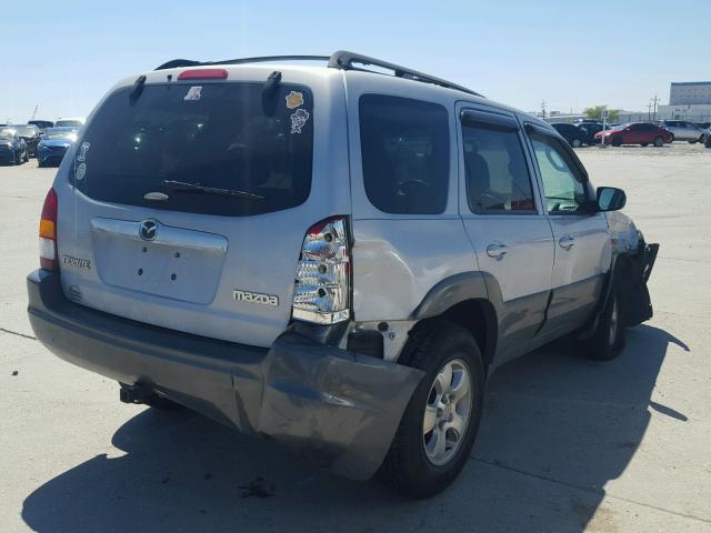 4F2CZ04103KM26060 - 2003 MAZDA TRIBUTE LX SILVER photo 4