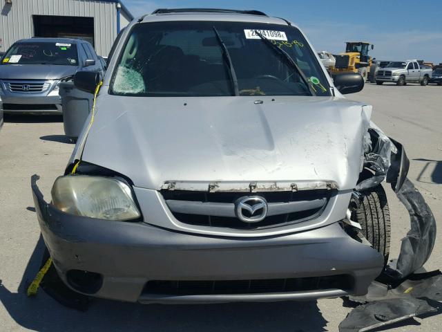 4F2CZ04103KM26060 - 2003 MAZDA TRIBUTE LX SILVER photo 7