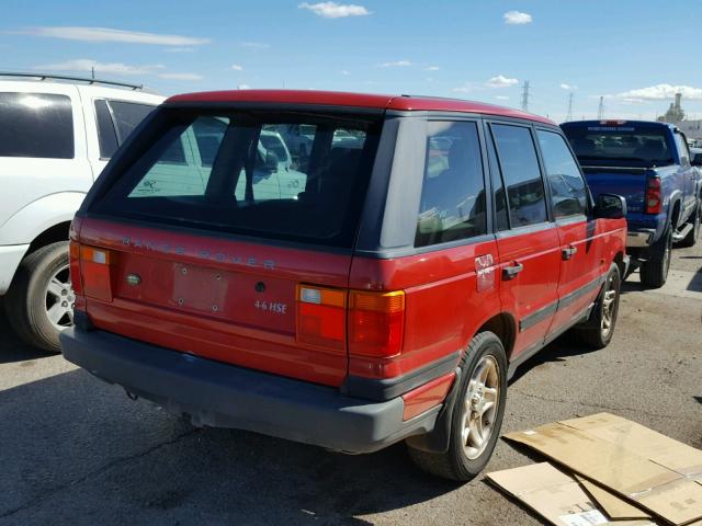 SALPV144XWA393777 - 1998 LAND ROVER RANGE ROVE RED photo 4