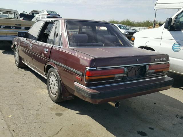 JT2MX73EXH0128408 - 1987 TOYOTA CRESSIDA L MAROON photo 3