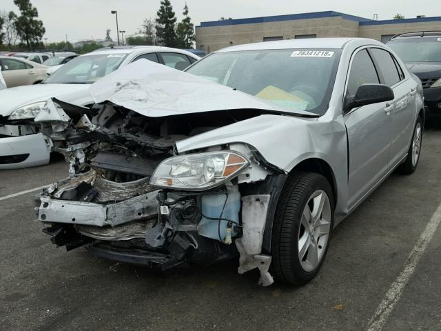 1G1ZA5E16BF343424 - 2011 CHEVROLET MALIBU LS SILVER photo 2