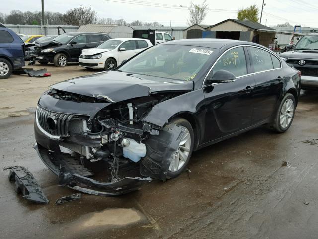 2G4GP5EX3G9153772 - 2016 BUICK REGAL PREM BLACK photo 2