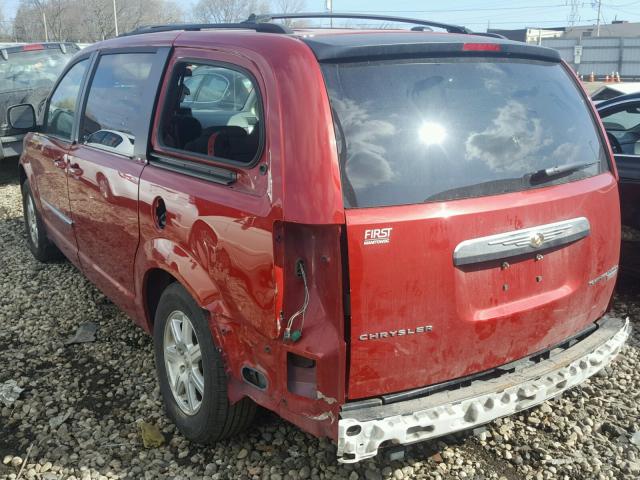 2A8HR54129R676843 - 2009 CHRYSLER TOWN & COU RED photo 3