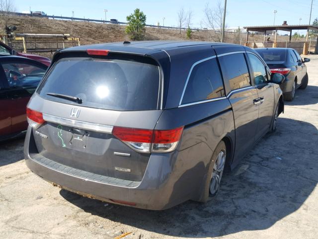 5FNRL5H35GB123167 - 2016 HONDA ODYSSEY SE GRAY photo 4