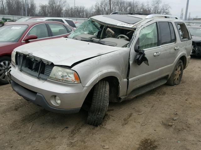 5LMEU78H93ZJ27545 - 2003 LINCOLN AVIATOR SILVER photo 2