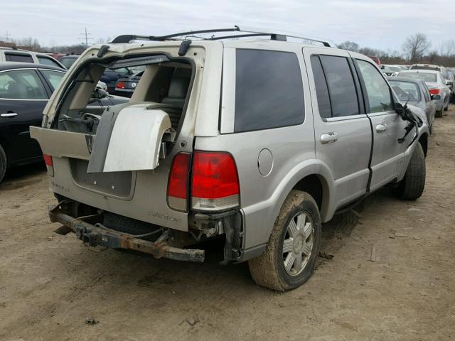 5LMEU78H93ZJ27545 - 2003 LINCOLN AVIATOR SILVER photo 4