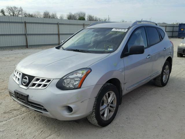 JN8AS5MT0FW665328 - 2015 NISSAN ROGUE SELE SILVER photo 2