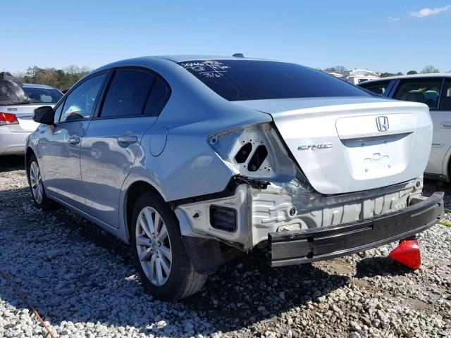 19XFB2F96CE306721 - 2012 HONDA CIVIC EXL BLUE photo 3