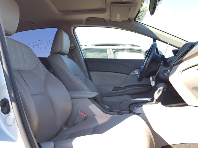 19XFB2F96CE306721 - 2012 HONDA CIVIC EXL BLUE photo 5