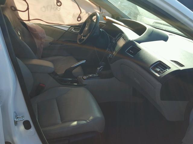 19XFB2F97FE252611 - 2015 HONDA CIVIC EXL 白色 照片 5