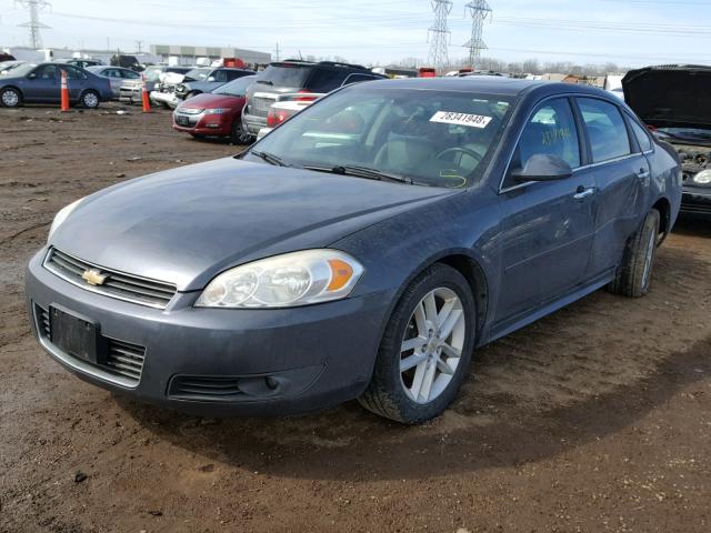 2G1WC5EM1A1168965 - 2010 CHEVROLET IMPALA LTZ GRAY photo 2