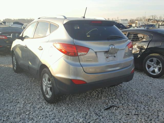 KM8JU3ACXAU114726 - 2010 HYUNDAI TUCSON GLS GRAY photo 3