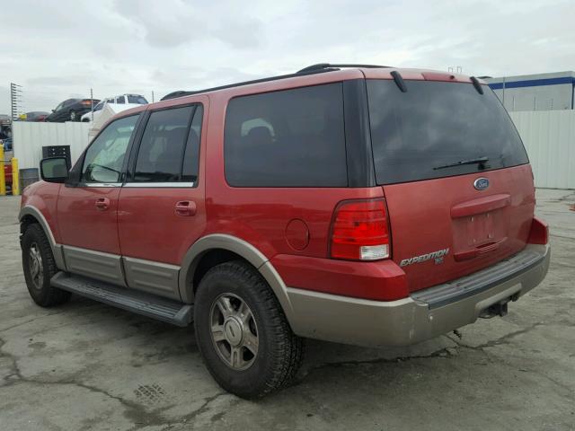 1FMRU15W73LA78577 - 2003 FORD EXPEDITION RED photo 3