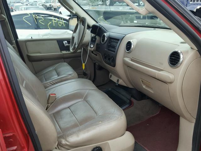 1FMRU15W73LA78577 - 2003 FORD EXPEDITION RED photo 5