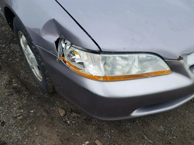 1HGCG6678YA149330 - 2000 HONDA ACCORD EX GRAY photo 9