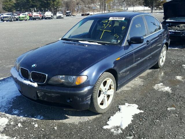 WBAEW53474PN32436 - 2004 BMW 330 XI BLUE photo 2