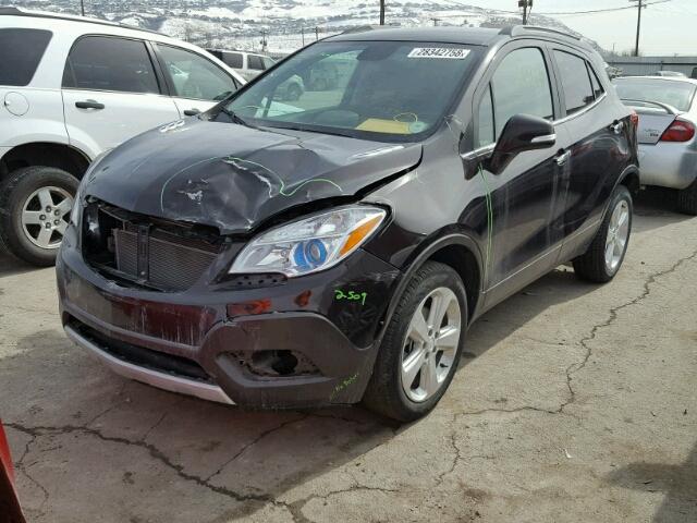 KL4CJESB0GB619549 - 2016 BUICK ENCORE BLACK photo 2