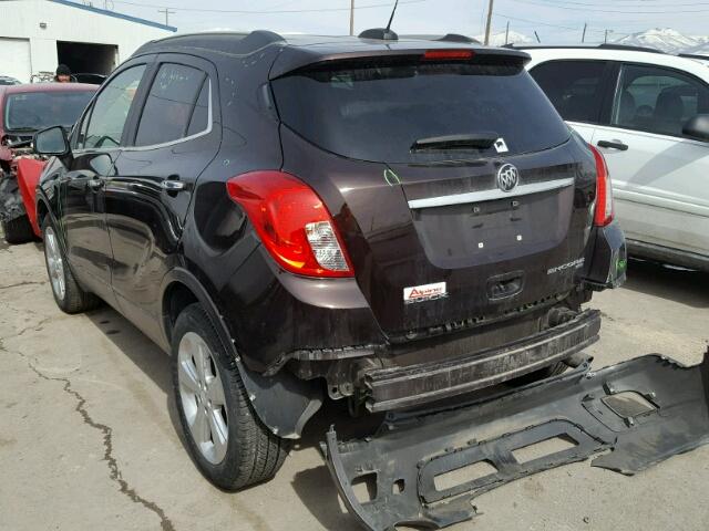 KL4CJESB0GB619549 - 2016 BUICK ENCORE BLACK photo 3