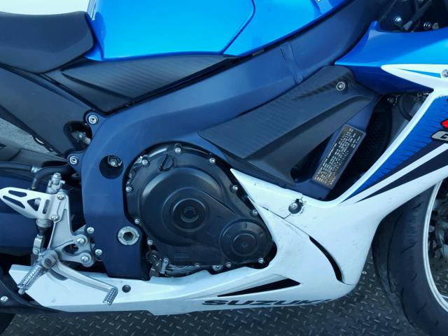 JS1GN7FA7B2101823 - 2011 SUZUKI GSX-R600 BLUE photo 7