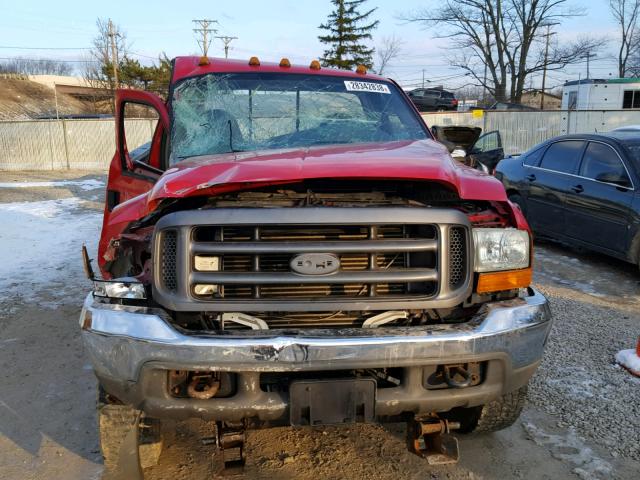 1FTNF21F42EB56177 - 2002 FORD F250 SUPER RED photo 10