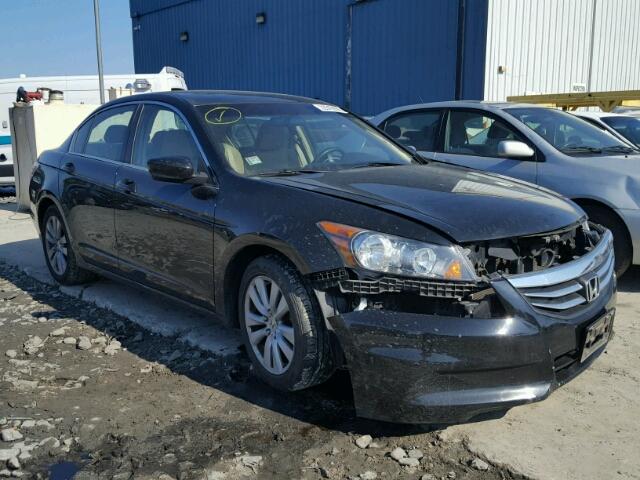 1HGCP2F74BA059625 - 2011 HONDA ACCORD EX BLACK photo 1