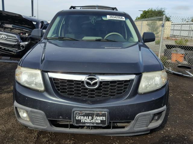 4F2CZ02Z38KM12086 - 2008 MAZDA TRIBUTE I GRAY photo 9