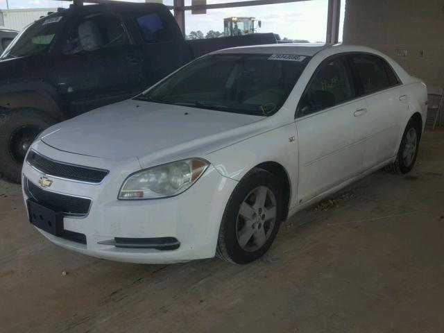 1G1ZG57B984224050 - 2008 CHEVROLET MALIBU LS თეთრი ფოტო 2