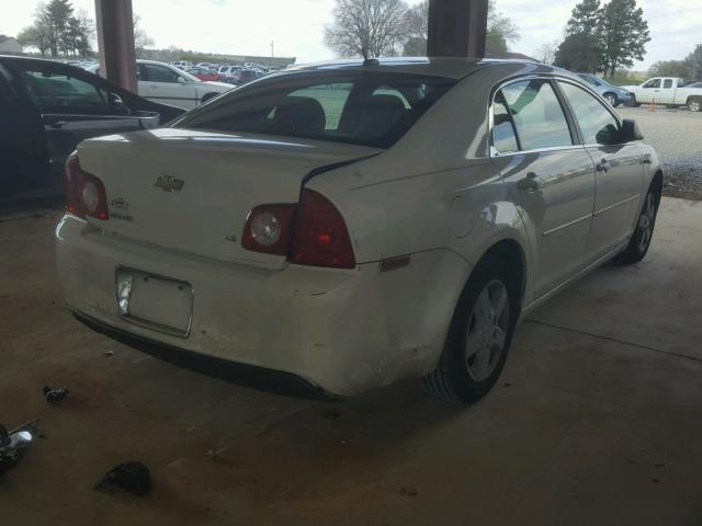 1G1ZG57B984224050 - 2008 CHEVROLET MALIBU LS თეთრი ფოტო 4