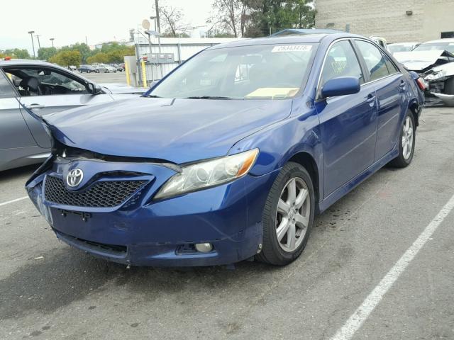 4T1BE46K27U159918 - 2007 TOYOTA CAMRY BLUE photo 2