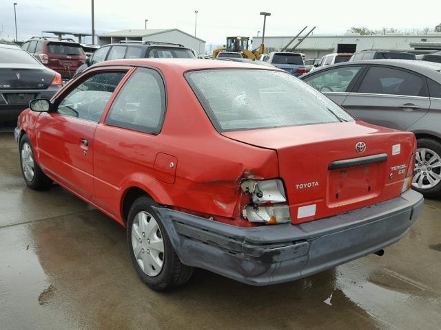 JT2AC52LXV0212792 - 1997 TOYOTA TERCEL CE RED photo 3