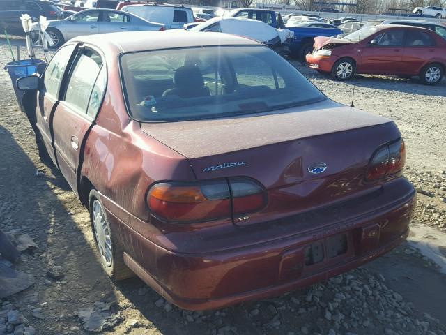 1G1ND52J92M607659 - 2002 CHEVROLET MALIBU MAROON photo 3