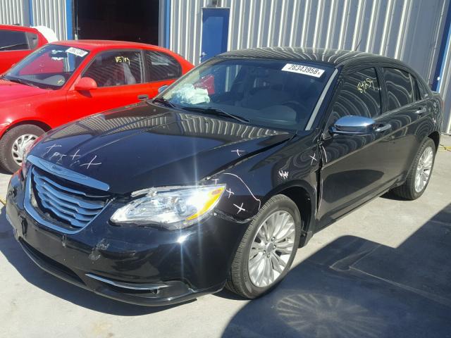 1C3BC2FG3BN548424 - 2011 CHRYSLER 200 LIMITE BLACK photo 2