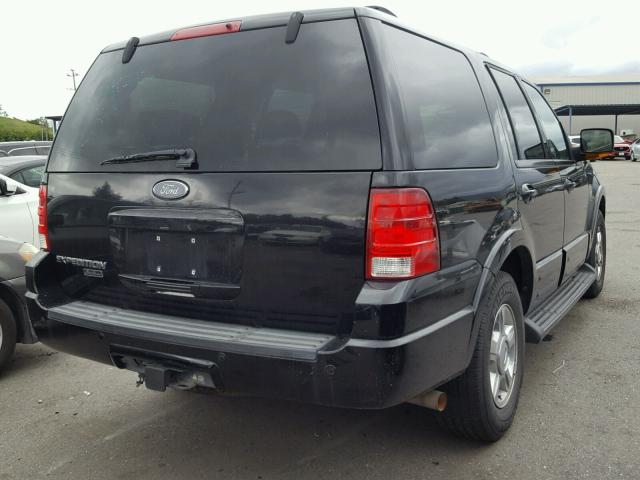 1FMFU18L94LA63472 - 2004 FORD EXPEDITION BLACK photo 4